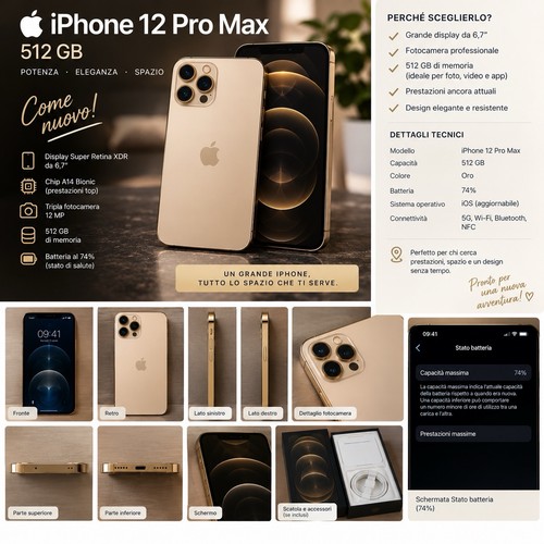 Apple iphone pro - 12, 512gb