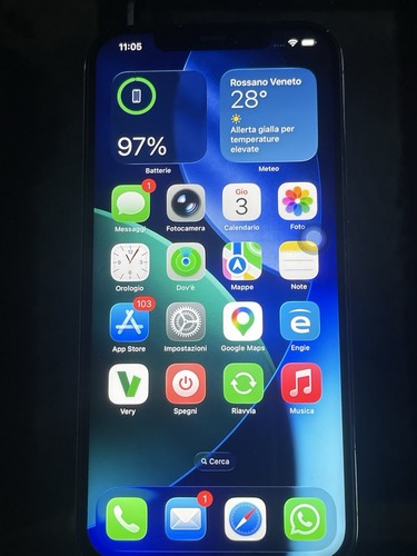 Apple iphone pro max blu - 12,