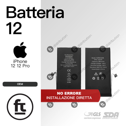 Apple batteria iphone - batteria, 12/