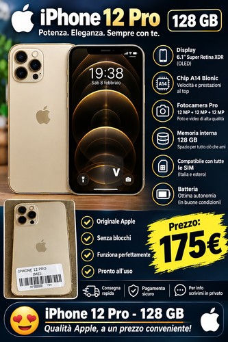 Apple iphone pro 128gb oro - apple,